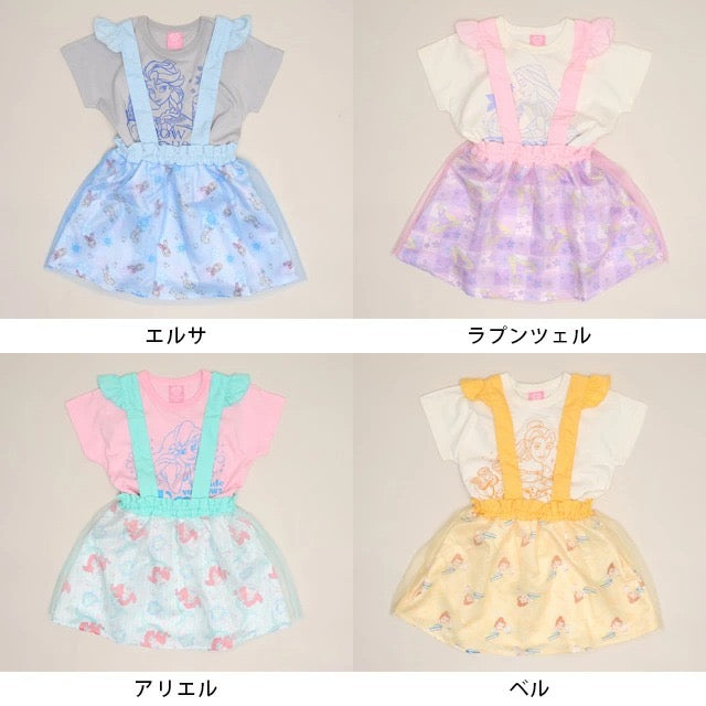 Japanese BDL x Disney parent-child print tops (80-150cm) for boys and girls (summer TOPS) 