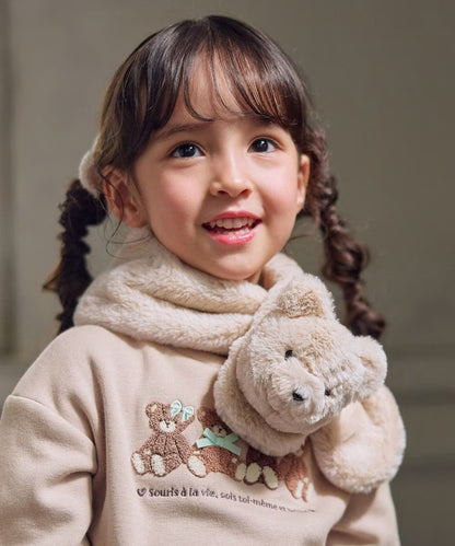 日本直送 aF#a325 可愛動物頸巾 頸巾系列