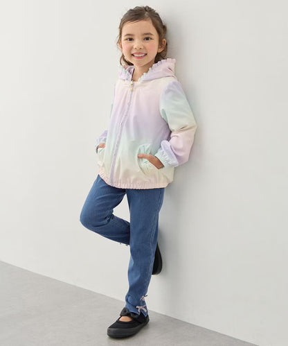 日本童裝 aF#a325 彈性牛仔長褲 90-150cm 女童款 夏季 PANTS