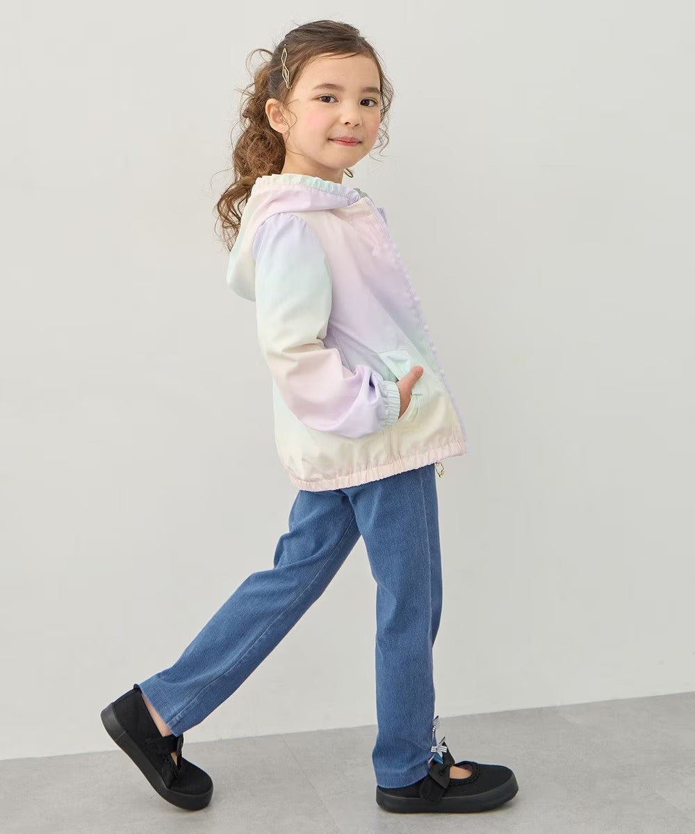 日本童裝 aF#a325 彈性牛仔長褲 90-150cm 女童款 夏季 PANTS