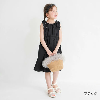 日本童裝 Branshes 荷葉邊連身裙 80-150cm 女童款 夏季 DRESSES