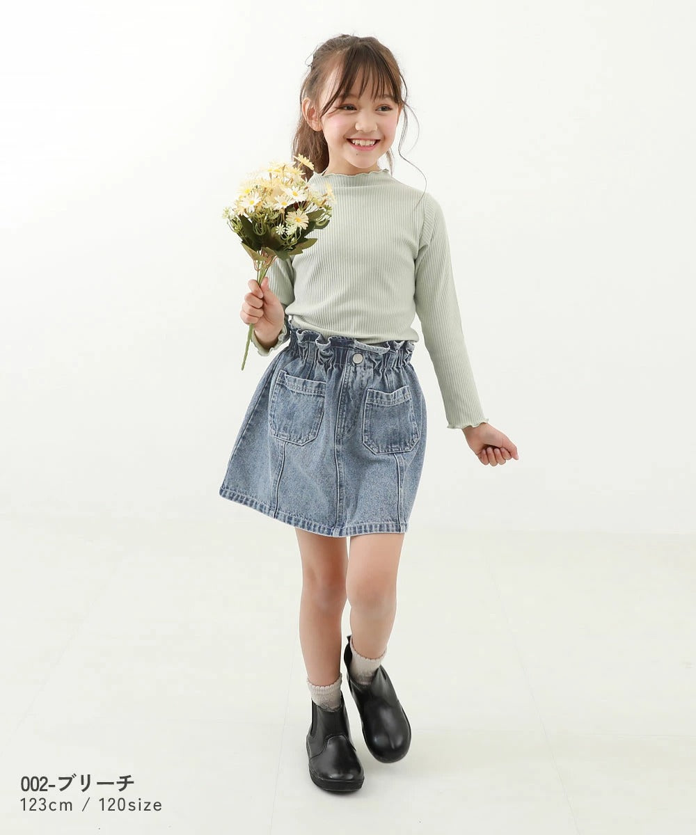 日本童裝 dev!rock 牛仔短裙 100-160cm 女童款 SKIRTS 夏季