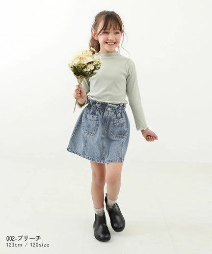 日本童裝 dev!rock 牛仔短裙 100-160cm 女童款 SKIRTS 夏季