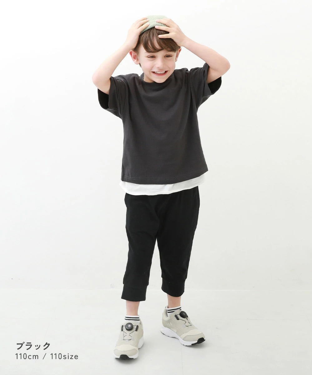 日本童裝 dev!rock 羅紋七分褲 80-160cm 男童款/女童款 PANTS 夏季