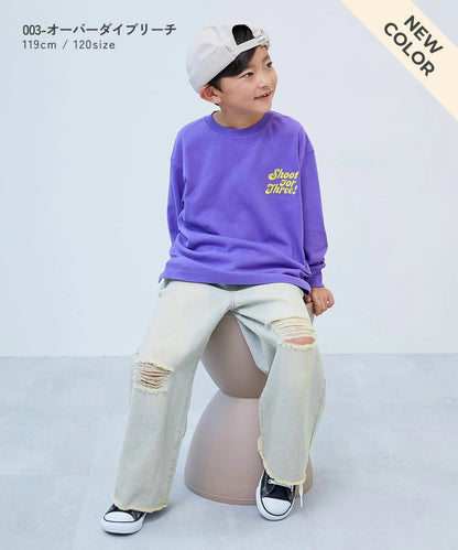 日本童裝 dev!rock 做舊直筒牛仔褲 100-160cm 男童款/女童款 PANTS 春季