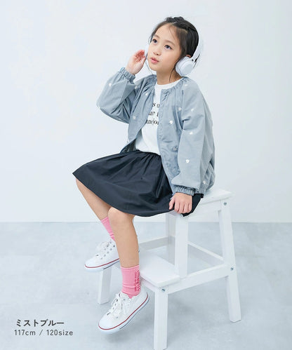 Japanese children's clothing dev!rock waterproof series stand collar thin jacket 100-160cm boys/girls spring and summer outerwear