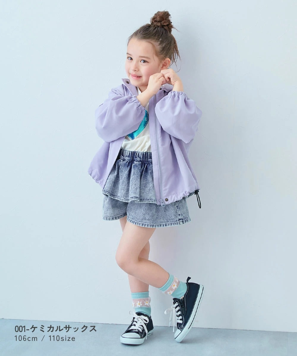 日本童裝 dev!rock 蛋糕層疊牛仔裙褲 100-160cm 女童款 PANTS 夏季