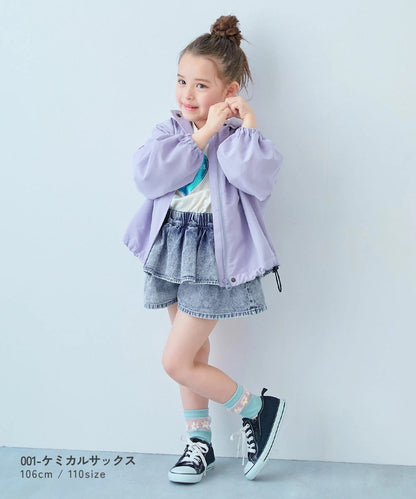 日本童裝 dev!rock 蛋糕層疊牛仔裙褲 100-160cm 女童款 PANTS 夏季