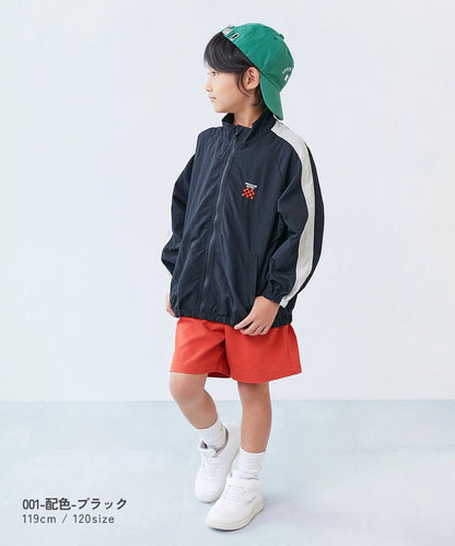Japanese children's clothing dev!rock waterproof series stand collar thin jacket 100-160cm boys/girls spring and summer outerwear