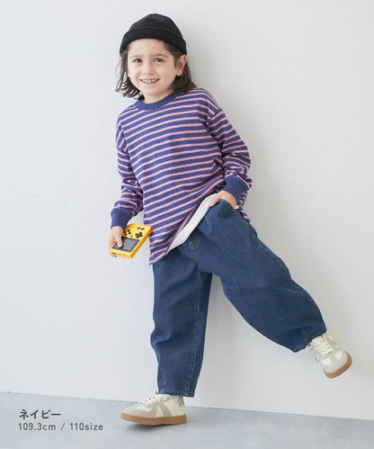 日本童裝 dev!rock 寬鬆牛仔褲 100-160cm 男童款/女童款 PANTS 春季