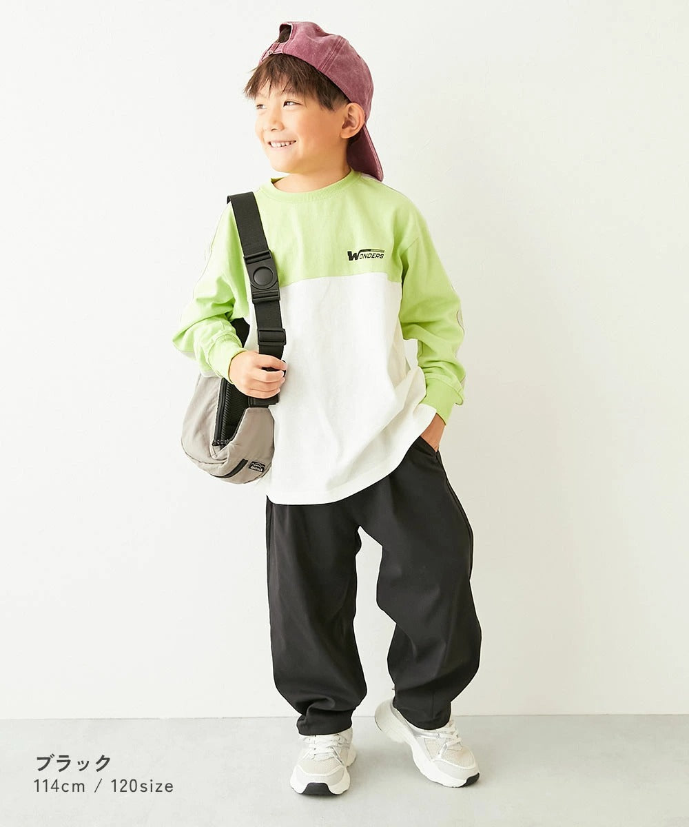 日本童裝 dev!rock 彈性斜紋寬鬆褲 100-160cm 男童款/女童款 PANTS 春季