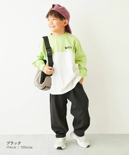 日本童裝 dev!rock 彈性斜紋寬鬆褲 100-160cm 男童款/女童款 PANTS 春季