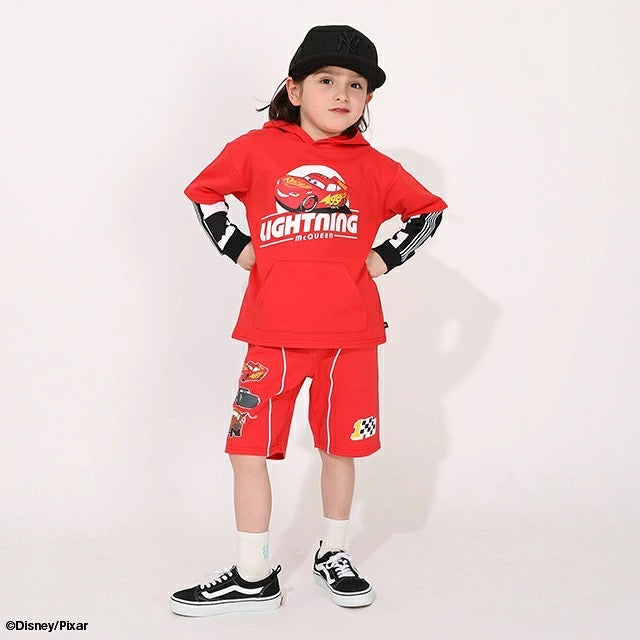 日本童裝 BDL x Disney Cars印花短褲 90-130cm 男童款 夏季 PANTS