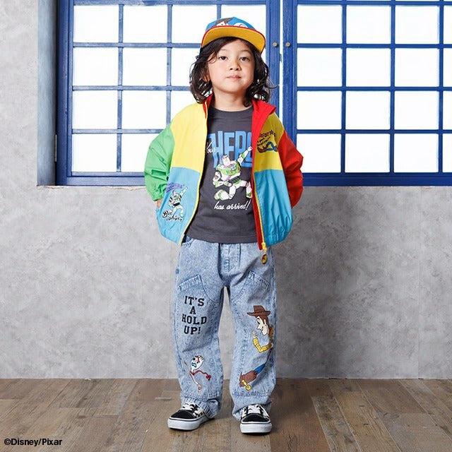 Japanese BDL x Disney parent-child print tops (80-150cm) for boys and girls (summer TOPS) 