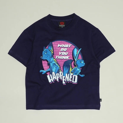 Japanese BDL x Disney parent-child print tops (80-150cm) for boys and girls (summer TOPS) 