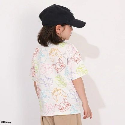 Japanese BDL x Disney parent-child print tops (80-150cm) for boys and girls (summer TOPS) 