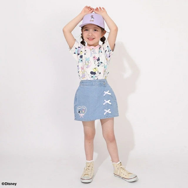 Japanese BDL x Disney parent-child print tops (80-150cm) for boys and girls (summer TOPS) 