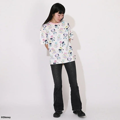 Japanese BDL x Disney parent-child print tops (80-150cm) for boys and girls (summer TOPS) 