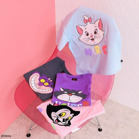 Japanese BDL x Disney parent-child print tops (80-150cm) for boys and girls (summer TOPS) 