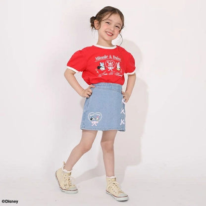 Japanese BDL x Disney parent-child print tops (80-150cm) for boys and girls (summer TOPS) 