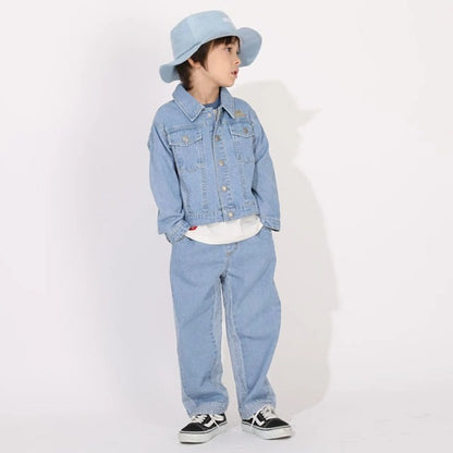 日本童裝 BDL 牛仔長褲 90-140cm 男童款 夏季 PANTS