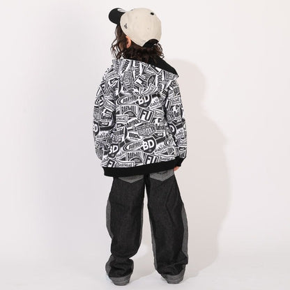 Japanese BDL x Disney parent-child print tops (80-150cm) for boys and girls (summer TOPS) 