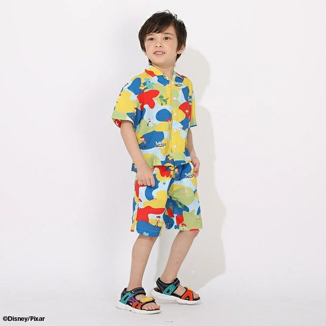 Japanese BDL x Disney parent-child print tops (80-150cm) for boys and girls (summer TOPS) 