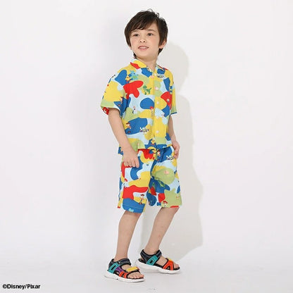Japanese BDL x Disney parent-child print tops (80-150cm) for boys and girls (summer TOPS) 