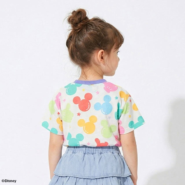 Japanese BDL x Disney parent-child print tops (80-150cm) for boys and girls (summer TOPS) 