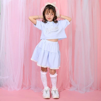 日本童裝 BDL Polo上衣及短裙套裝 90-140cm 女童款 夏季 TOPS SKIRTS