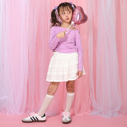 日本童裝 BDL 蕾絲短裙 90-140cm 女童款 夏季 SKIRTS