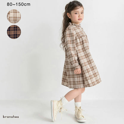 日本童裝 Branshes 格紋連身裙 80-150cm 女童款 夏季 DRESSES
