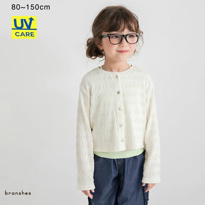日本童裝 Branshes 防UV 皺皺外套 80-150cm 女童款 夏季 OUTERWEAR