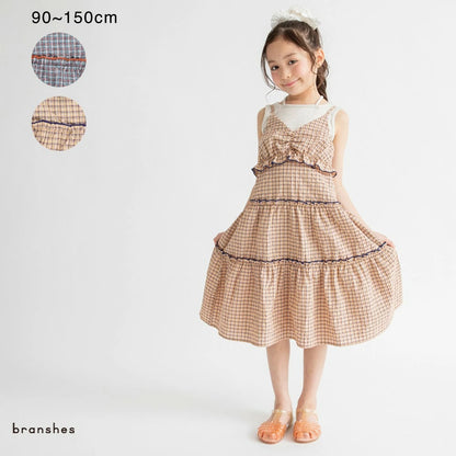 日本童裝 Branshes 吊帶連身裙 90-150cm 女童款 夏季 DRESSES