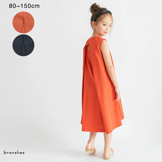 日本童裝 Branshes 露背連身裙 80-150cm 女童款 夏季 DRESSES
