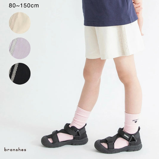 日本童裝 Branshes 側線短褲 80-150cm 女童款 夏季 PANTS