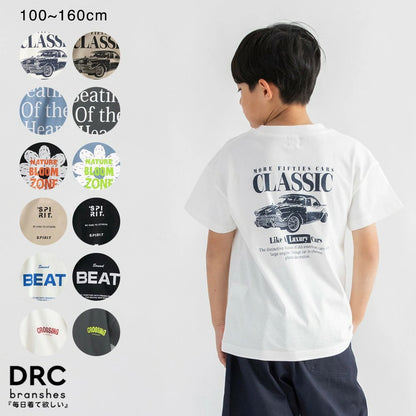 日本童裝 Branshes 印花短袖上衣 100-160cm 男童款/女童款 夏季 TOPS
