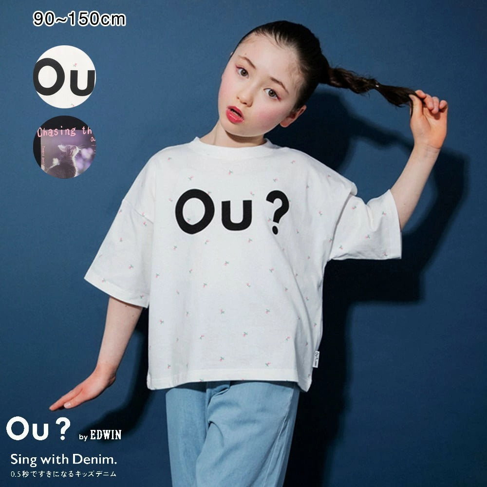 日本童裝 Branshes【Ou? by EDWIN】印花短袖上衣 90-150cm 女童款 夏季 PANTS