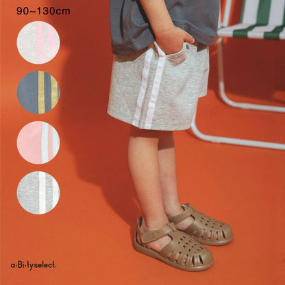 日本童裝 Branshes【aBity select.】側條紋運動短褲 90-130cm 男童款/女童款 夏季 PANTS