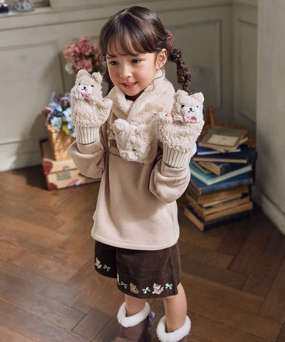 日本直送 aF#a325 可愛動物頸巾 頸巾系列