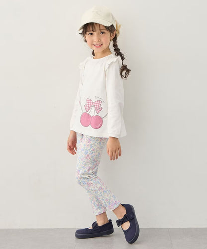 日本童裝 aF#a325 印花打底褲 90-140cm 女童款 夏季 PANTS