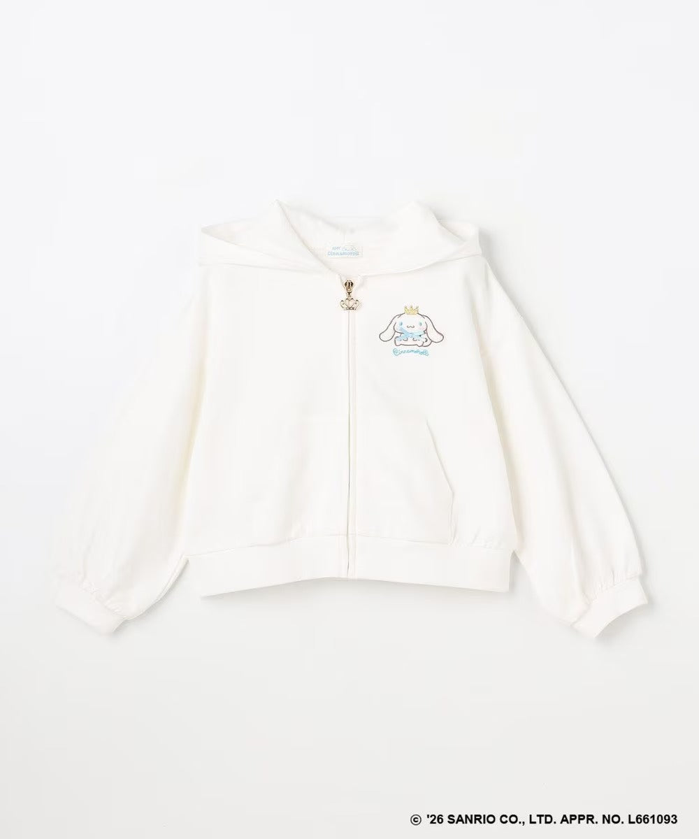 日本童裝 aF#a325 x Sanrio Cinnamoroll 可愛大耳外套 110-150cm 女童款 夏季 OUTERWEAR