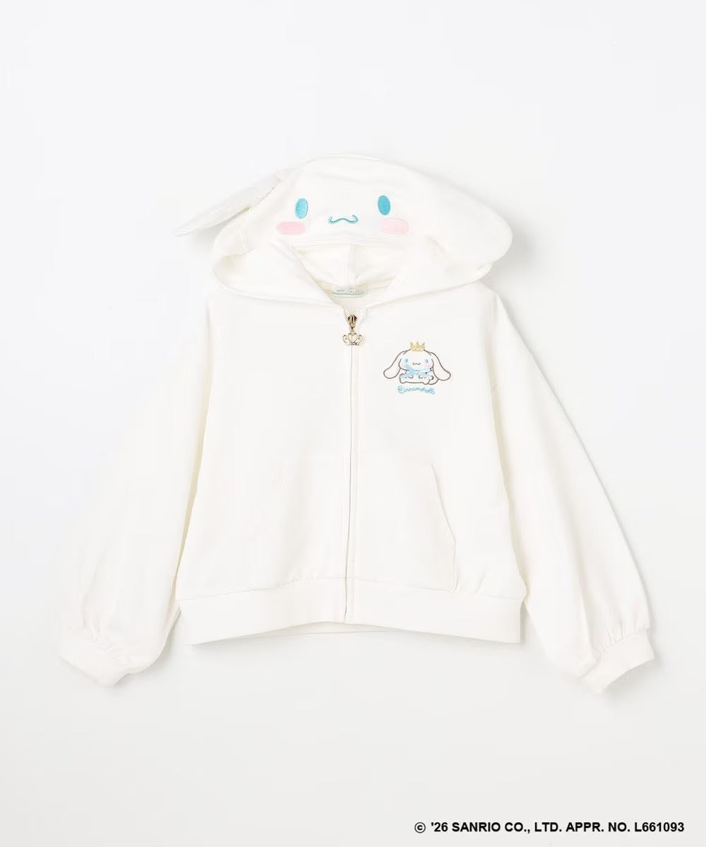 日本童裝 aF#a325 x Sanrio Cinnamoroll 可愛大耳外套 110-150cm 女童款 夏季 OUTERWEAR