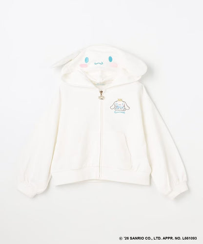 日本童裝 aF#a325 x Sanrio Cinnamoroll 可愛大耳外套 110-150cm 女童款 夏季 OUTERWEAR