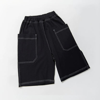 日本童裝 Branshes 吸汗速乾 拼接工裝短褲 90-150cm 男童款 夏季 PANTS