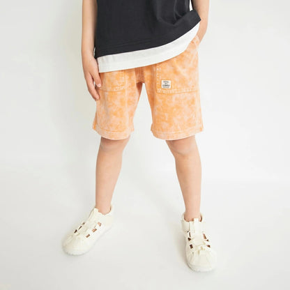 日本童裝 Branshes 復古水洗雪葩色短褲 80-150cm 男童款 夏季 PANTS