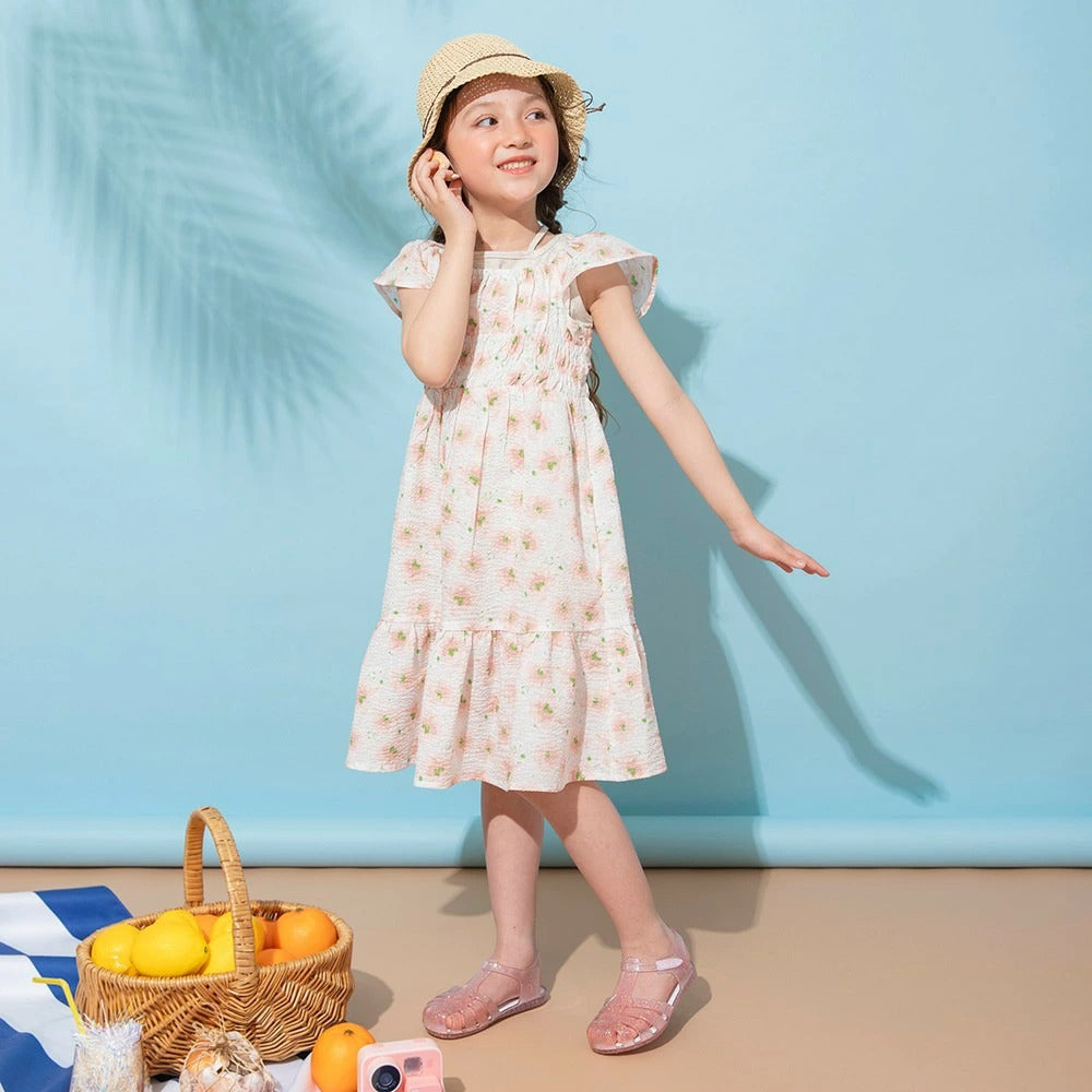 日本童裝 Branshes 碎花連身裙 80-150cm 女童款 夏季 DRESSES