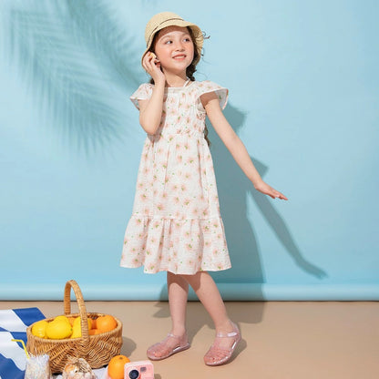 日本童裝 Branshes 碎花連身裙 80-150cm 女童款 夏季 DRESSES
