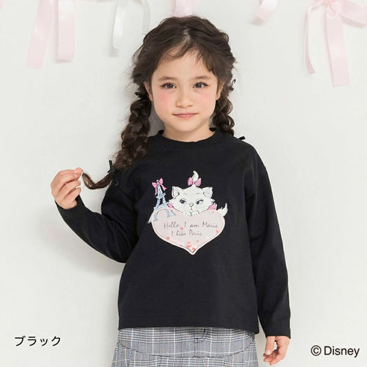 日本童裝 Branshes x Disney Marie印花上衣 80-130cm 女童款 夏季 TOPS
