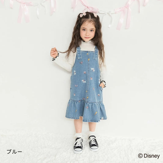 日本童裝 Branshes x Disney Marie印花吊帶連身裙 80-130cm 女童款 夏季 DRESSES